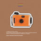 Retro Film Camera Vintage Style